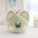 Cartoon Doodle Meow Car Head Restraint Neck Guard Car Decoration Nap Pillow Waist Pillow Cute Hand Covering Plush Throw Pillow 