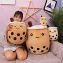 Simulated fruit milk tea cup pillow plush toy large pearl milk tea doll doll gift cross-border trade 