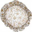 Ins Korean Floral Lotus Leaf Lace Girl Heart Bedroom Sofa Car Office Cushion Throw Pillow Cotton Pillow 