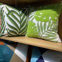 Support large customized American plant leaves, towel embroidery, pillow quality furniture, living room embroidery, cushion 3050 