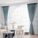 Living room curtain finished products, high precision sound insulation, 100 light proof master bedroom