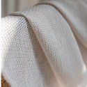 Lexuan Xiu's new Japanese style log style half shading curtain imitating cotton and linen bedroom cream colored window screen curtain simple curtain