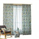 American printed pastoral shading cloth, living room, bedroom, floating window, European curtain, window screen, wholesale, simple