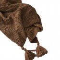 Waffle blanket ins wind sofa blanket office nap tassel ball wool leisure air conditioning blanket 