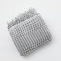 Nordic solid color air conditioning blanket blanket, pineapple sofa blanket, office nap blanket, bed tail blanket, small blanket, decorative blanket 
