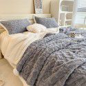 Taff nap blanket thickened lamb wool blanket in winter solid color spring and autumn blanket coral blanket wholesale 