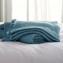 Spring and summer cotton waffle solid color blanket American blanket bedding blanket office sofa nap casual blanket 