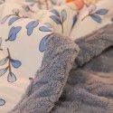 Winter jacquard plush thickened blanket Children's blanket Office nap blanket Dormitory double knitted cotton quilt Autumn 