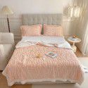 Autumn and winter thickened warm taff milk wool blanket version pure simple lamb wool blanket blanket bedding 