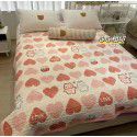 Winter Teddy plush thickened milk wool blanket bedding straight edge milk wool thickened bed blanket 