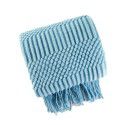 Nordic solid color air conditioning blanket blanket, pineapple sofa blanket, office nap blanket, bed tail blanket, small blanket, decorative blanket 