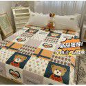 Winter Teddy plush thickened milk wool blanket bedding straight edge milk wool thickened bed blanket 