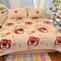 Winter Teddy plush thickened milk wool blanket bedding straight edge milk wool thickened bed blanket 