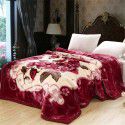Thickened Raschel blanket Double layer super soft warm blanket Wedding red gift blanket blanket blanket blanket blanket quilt wholesale 