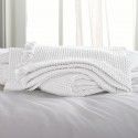 Spring and summer cotton waffle solid color blanket American blanket bedding blanket office sofa nap casual blanket 