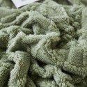 Taff cashmere jacquard lamb wool blanket double-layer composite cross-border AB version sofa blanket decorative blanket thickened blanket blanket 