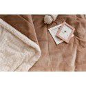 Three layer space capsule milk velvet soybean fiber blanket thickened coral velvet office sofa nap blanket in winter 