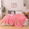 Pure color magic velvet blanket Farai velvet gift blanket coral velvet air conditioner blanket towel quilt milk velvet nap blanket 