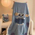 Sullivan Cartoon Winnie Bear Lamb Fleece Double Layer Thick Blanket Sofa Cover Blanket Office Lunch Break Air Conditioner Blanket 
