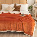 Warm in autumn and winter: 2m A milk wool B lamb wool double sided thickened flannel blanket 1.8 double-layer composite can be ordered 