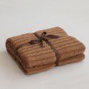 Pure cotton blanket, knitting blanket, blanket, bed tail towel, sofa blanket, office nap blanket, towel, air conditioning blanket, summer and autumn 
