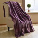 Solid flannel blanket winter coral blanket thickened warm bed sheet small blanket single double sofa blanket 