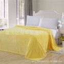 Pure color Farai blanket blanket coral wool bedspread double-sided blanket children blanket gift wholesale 
