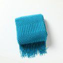 Nordic solid color air conditioning blanket blanket, pineapple sofa blanket, office nap blanket, bed tail blanket, small blanket, decorative blanket 