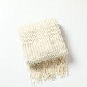 Nordic solid color air conditioning blanket blanket, pineapple sofa blanket, office nap blanket, bed tail blanket, small blanket, decorative blanket 