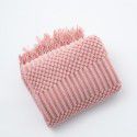 Nordic solid color air conditioning blanket blanket, pineapple sofa blanket, office nap blanket, bed tail blanket, small blanket, decorative blanket 