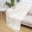 Summer air conditioning blanket knitting blanket thousand bird pattern tassel sofa blanket small blanket bed tail American wool nap blanket 
