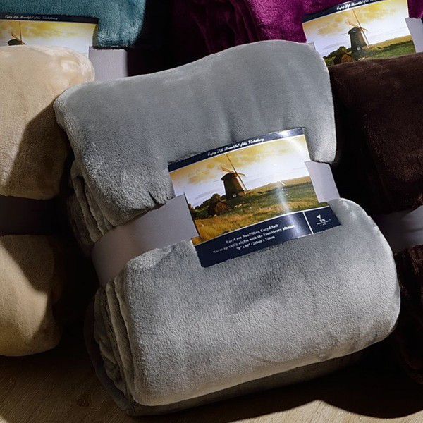 Solid flannel blanket winter coral blanket thickened warm bed sheet small blanket single double sofa blanket 
