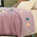 Thick blanket, small wool quilt in winter, double layer thickened insulation, single leg covering, afternoon nap, student dormitory, coral blanket 