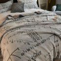 Winter single-layer thickened milk wool blanket double-sided flannel blanket quilt sheet multi-function blanket air conditioning blanket 