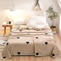 Cross border thickened marten wool blanket Autumn and winter thickened single cover blanket Double printed bed sheet blanket Wholesale by manufacturers 