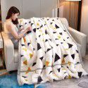 Raschel blanket thickened in winter, air conditioning, nap cover blanket, single dormitory, student flannel blanket, quilt 