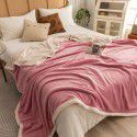 Warm in autumn and winter: 2m A milk wool B lamb wool double sided thickened flannel blanket 1.8 double-layer composite can be ordered 