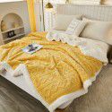 Taff cashmere jacquard lamb wool blanket double-layer composite cross-border AB version sofa blanket decorative blanket thickened blanket blanket 