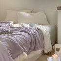Autumn and winter camellia, cattle, milk wool, thickened blanket, cashmere blanket, solid color blanket, bedroom, lunch blanket, one hair substitute 