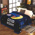 Raschel blanket double layer thickened single and double person cloud blanket in autumn and winter coral velvet flannel quilt double-sided flannel blanket 