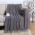 Sofa blanket cover blanket Nordic cross-border tassel air conditioner lunch break nap blanket hotel bed with summer bed flag bed tail blanket 
