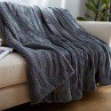 Thick blanket, small wool quilt in winter, double layer thickened insulation, single leg covering, afternoon nap, student dormitory, coral blanket 