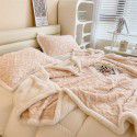 Taff nap blanket thickened lamb wool blanket in winter solid color spring and autumn blanket coral blanket wholesale 
