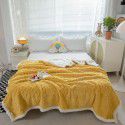 Lamb wool blanket thickened warm milk wool blanket in winter single double cashmere bed sheet coral wool gift box cover blanket 