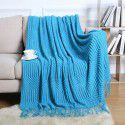 Sofa blanket cover blanket Nordic cross-border tassel air conditioner lunch break nap blanket hotel bed with summer bed flag bed tail blanket 