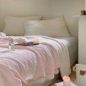 Autumn and winter camellia, cattle, milk wool, thickened blanket, cashmere blanket, solid color blanket, bedroom, lunch blanket, one hair substitute 