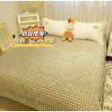 Winter Teddy plush thickened milk wool blanket bedding straight edge milk wool thickened bed blanket 