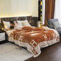 Raschel blanket thickened in winter, air conditioning, nap cover blanket, single dormitory, student flannel blanket, quilt 