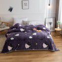 Antarctic thickened marten woolen blanket, double-sided woolen blanket, afternoon nap, air conditioner, vehicle mounted multi-functional woolen blanket, gift wholesale 
