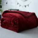 Thick blanket, small wool quilt in winter, double layer thickened insulation, single leg covering, afternoon nap, student dormitory, coral blanket 